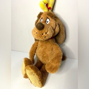 Dr Seuss Max The Dog Reindeer Grinch Who Stole Christmas Plush Stuffed Animal